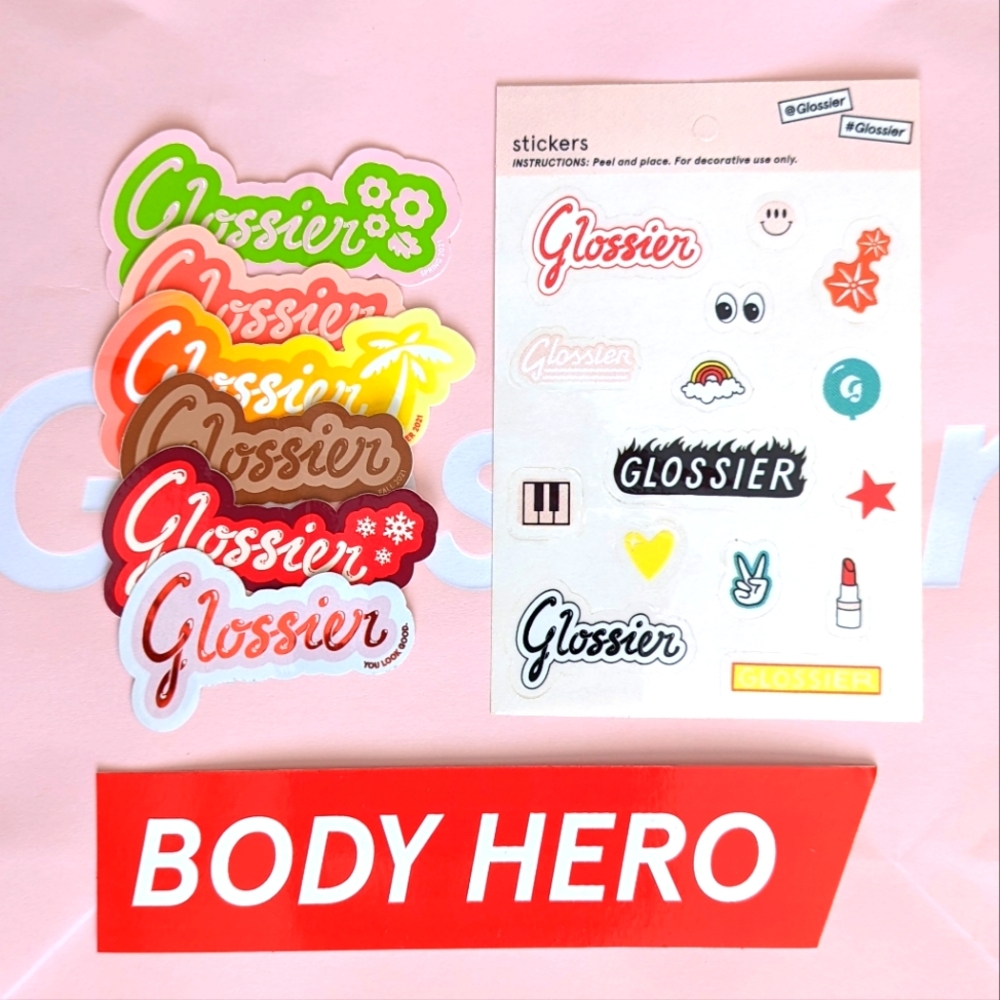 Glossier Sticker Set